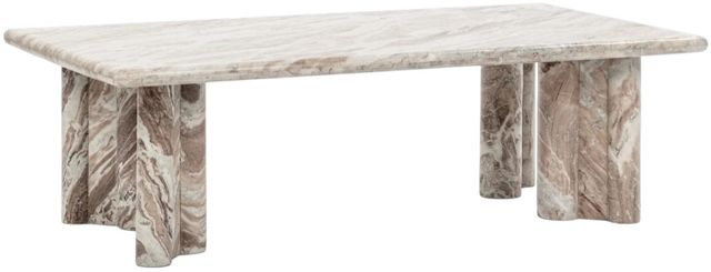 Classic Home Bowman Rusty Gray Marble Coffee Table-0