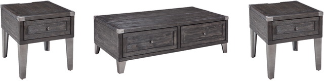 Signature Design by Ashley® Todoe 3-Piece Dark Gray Living Room Table Set-0