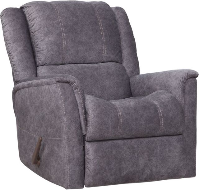 HomeStretch Viper Gunmetal Manual Rocker Recliner-0