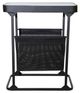 Sagebrook Home Black 22" Metal Magazine Rack-2