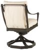 Century® Customizable Andalusia Aluminum Outdoor Swivel Rocker Dining Arm Chair with Cordoba Base-1