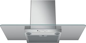 Café 36 Stainless Steel Wall Mount Glass Canopy Chimney Hood