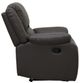 Homelegance® Fairview Dark Brown Reclining Chair-4