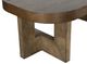 Bassett Mirror Nova Cerused Charcoal Oak Coffee Table with Gray Base-4