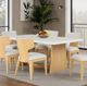 Furniture of America® Caerwys Natural Dining Table-0