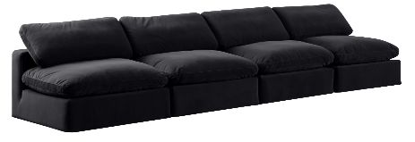 Meridian Furniture Comfy 4-Piece Sectional-0