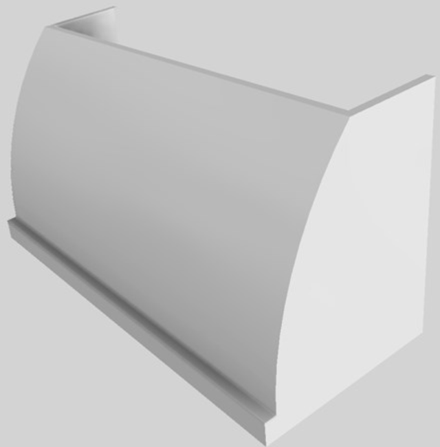 Vent-A-Hood® 54" White Wall Mounted Range Hood-3