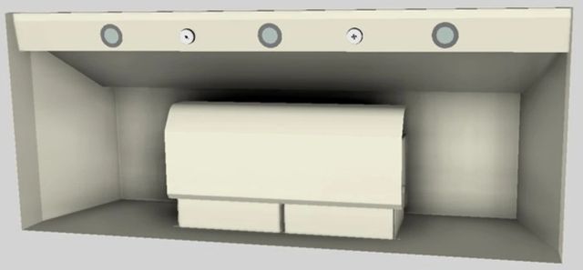 Vent-A-Hood® 48" Biscuit Wall Mounted Liner Insert-2