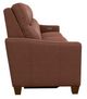 La-Z-Boy® Quinault Chestnut Leather Power Reclining Sofa with Headrest-3