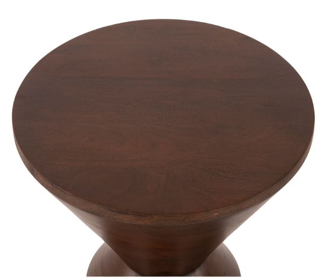 Home Trends & Design Jaipur Royal Brown Accent Table-1