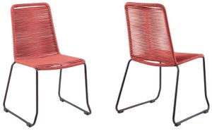 Shasta Stackable Red Dining Chair
