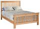 Archbold Furniture Shaker Natural King Slat Panel Bed-4