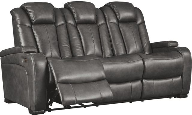 Signature Design by Ashley® Turbulance 3-Piece Quarry Living Room Reclining Seating Set-1