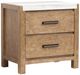 Magnussen Home® Plum Creek Sierra Brown Nightstand with Marble Top-0
