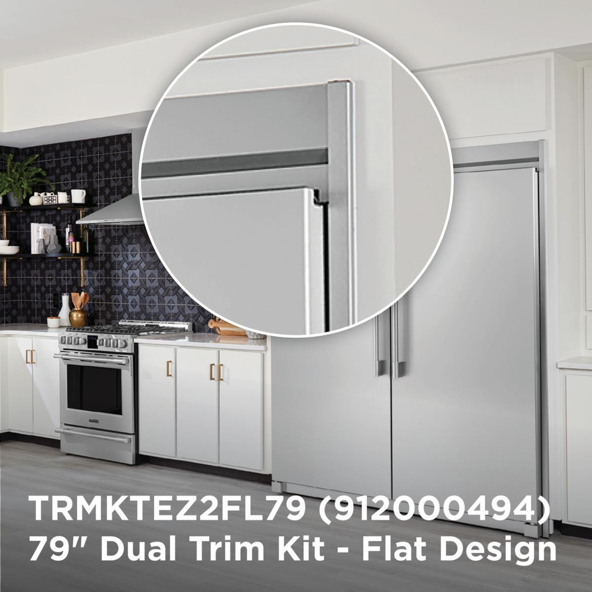 Frigidaire® Professional 79” Dual Trim kit | WDC Kitchen & Bath