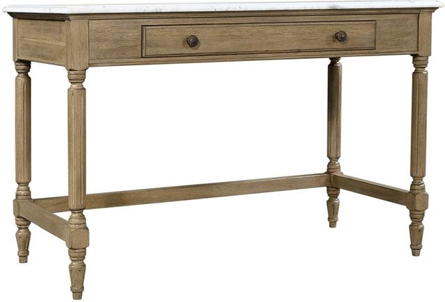 aspenhome® Provence Patine Writing Desk with Marble Top-0