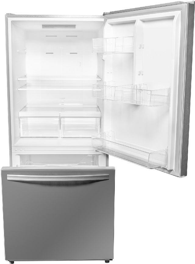 Danby® 30 in. 18.7 Cu. Ft. Stainless Steel Bottom Freezer Refrigerator-2