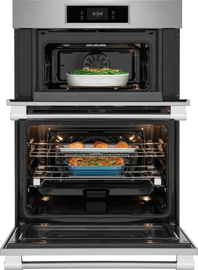 Frigidaire Professional 30'' Smudge-Proof® Stainless Steel Oven/Micro Combo Electrical Wall Oven-2