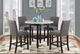 Global Furniture USA D1622 2-Piece Black Bar Stool Set-1