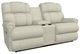 La-Z-Boy® Pinnacle Antique Power Wall Reclining Loveseat with Console and Headrest-0