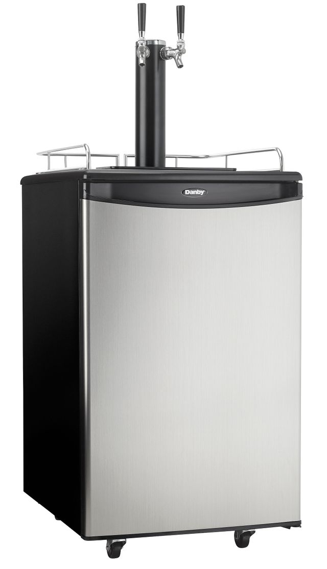 Danby® 5.4 Cu. Ft. Stainless Steel Beer Cooler/Kegerator-1