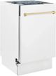 ZLINE Autograph Edition 18" White Matte Built In Dishwasher-2