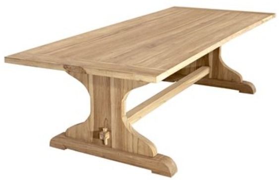 YHD Clifton Rustic Sandblast Dining Table-0