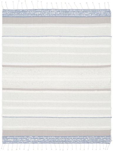 Surya Manteo Sea Foam 50"x70" Throw Blanket-1