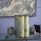 A & B Home 2-Piece Charcoal/Clear Quartz Stone Bookends Set-1