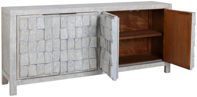 Classic Home Gama Blue Washed Cabinet-2