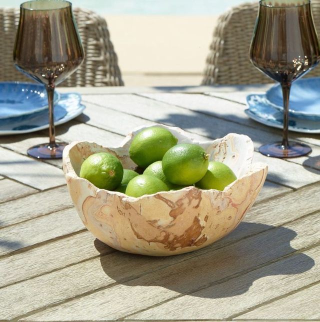 Uttermost® Sahara Ivory/Sand Bloom Indoor-Outdoor Bowl-3