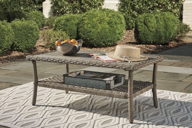 Signature Design by Ashley® Clear Ridge Light Brown Rectangular Cocktail Table-3
