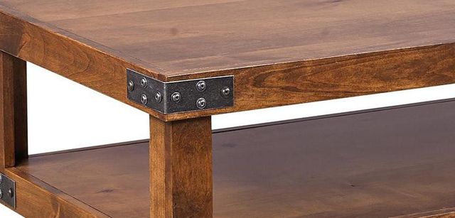 aspenhome® Industrial Fruitwood End Table-1