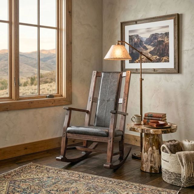 Sunny Designs™ Savannah Antique Charcoal Rocker-1