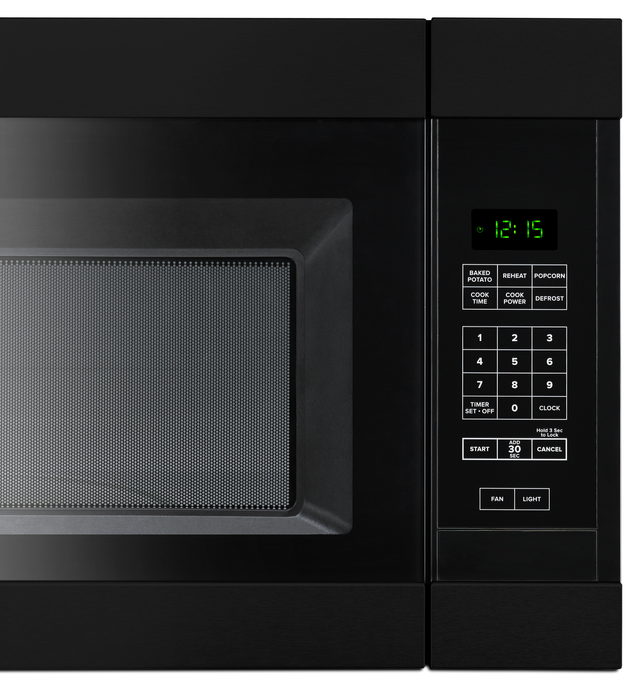 Amana® 1.6 Cu. Ft. Black Over The Range Microwave-4