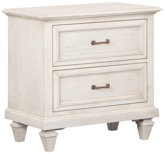 Magnussen Home® Newport Alabaster Nightstand-0