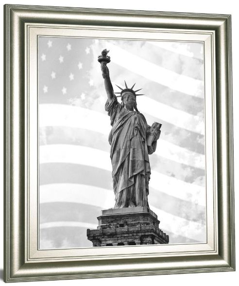 Classy Living Roffman R. Liberty Flag Wall Art-3