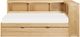 Homelegance® Bartly Natural Pine Youth Twin Bookcase Corner Bed with Twin Trundle-2