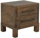 International Furniture Direct Merida Stained Brown Nightstand-0