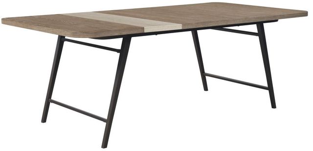 Bernards Trilogy Toffee Dining Table with Black Legs-0