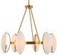Uttermost® Oviform Warm Brass 6-Light Round Chandelier-2