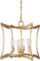 Uttermost by Carolyn Kinder Dore Gold 4 Light Lantern Pendant-0