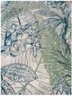 KAS Rugs Sparta Ivory/Green Foliage 5'x8' Area Rug-0