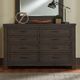 Liberty Furniture Thornwood Hills Rock Beaten Brown Dresser-1