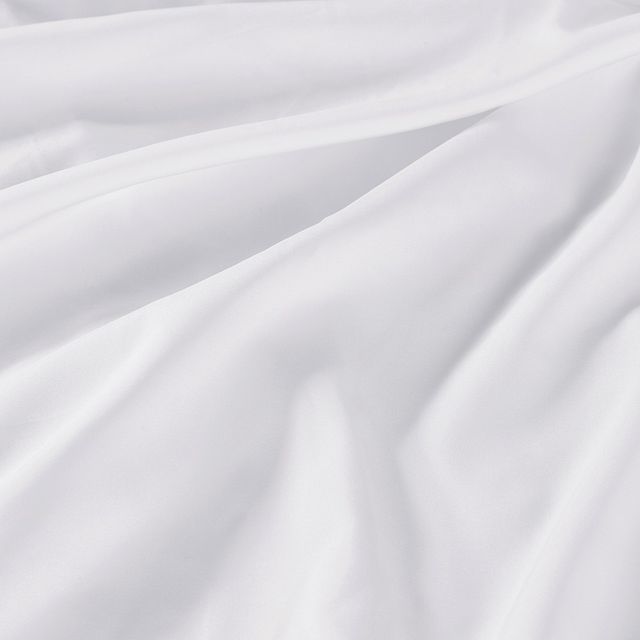 Olliix by Intelligent Design White Twin XL Extended Drop 36" Dorm Bed Skirt-3