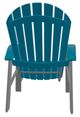 Telescope Casual Newport Aqua/Graphite Polymer Outdoor MGP Adirondack Chair-3