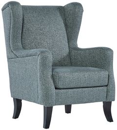 Hughes Furniture® 11400WBC Gabon Platinum Wing Back Chair