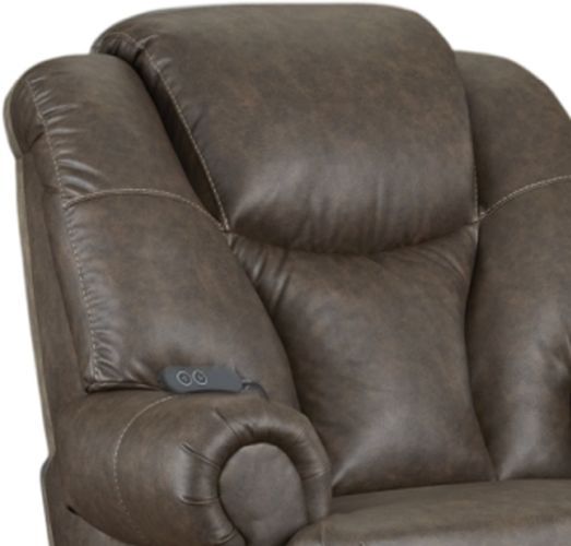 HomeStretch Kong Walnut Power Recliner-2