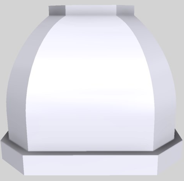 Vent-A-Hood® Designer Series 36" White Wall Mounted Range Hood-0