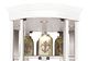 Philip Reinisch Co Auberage IV Albus White Curved Corner Curio Cabinet-1
